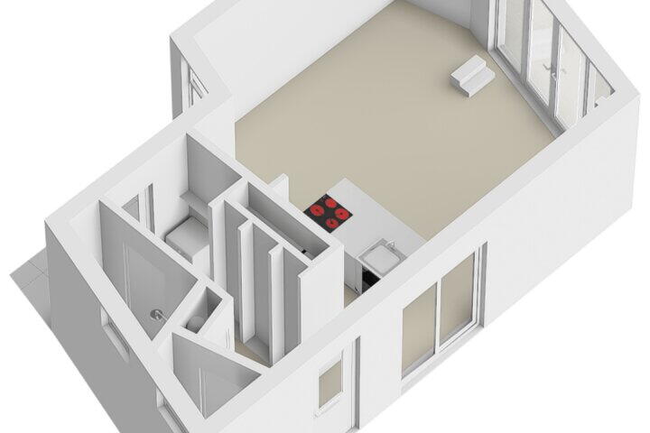 Plattegrond – Spinozalaan 27 A, Almere