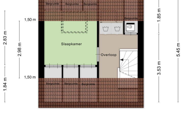 Plattegrond – Spoorhaven 11, Boskoop