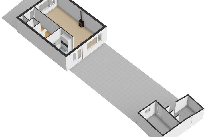 Plattegrond – Spoorstraat 12, Oost-Souburg