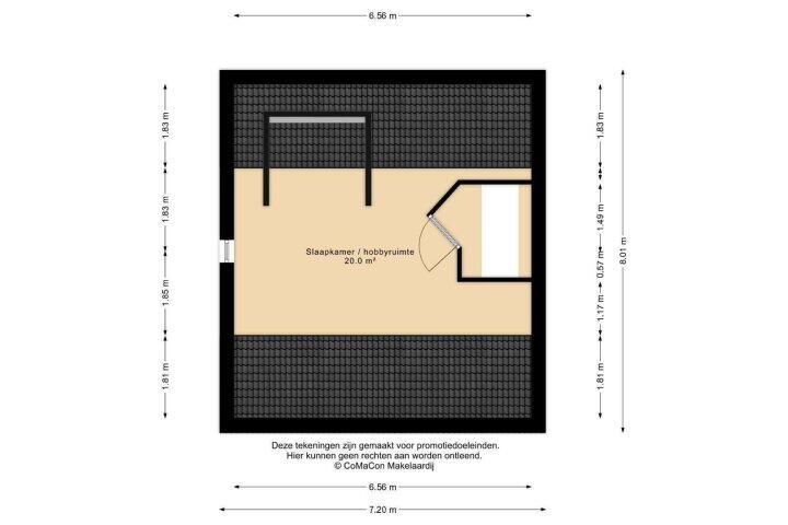 Plattegrond – Spoorstraat 29 A, Tienray
