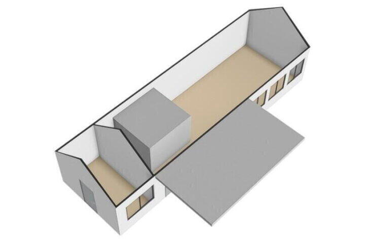 Plattegrond – Spoorstraat 29 A, Tienray