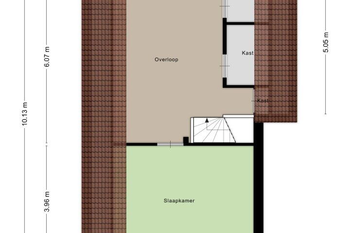 Plattegrond – Spoorstraat 9, Gieten
