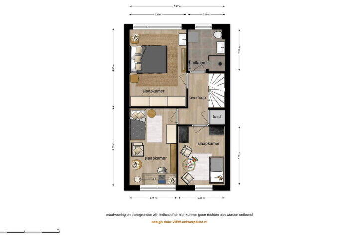 Plattegrond – Sporenweide 1, Breda