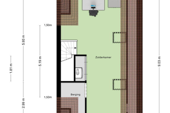 Plattegrond – Sportlaan 30, Bergen op Zoom