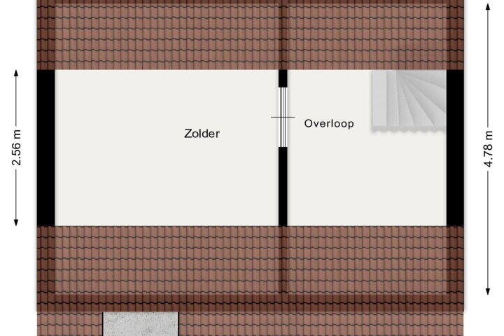 Plattegrond – Sportlaan 8, Hoogersmilde