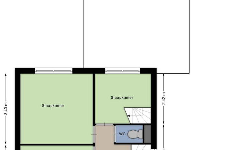 Plattegrond – Sportstraat 65, Roosendaal