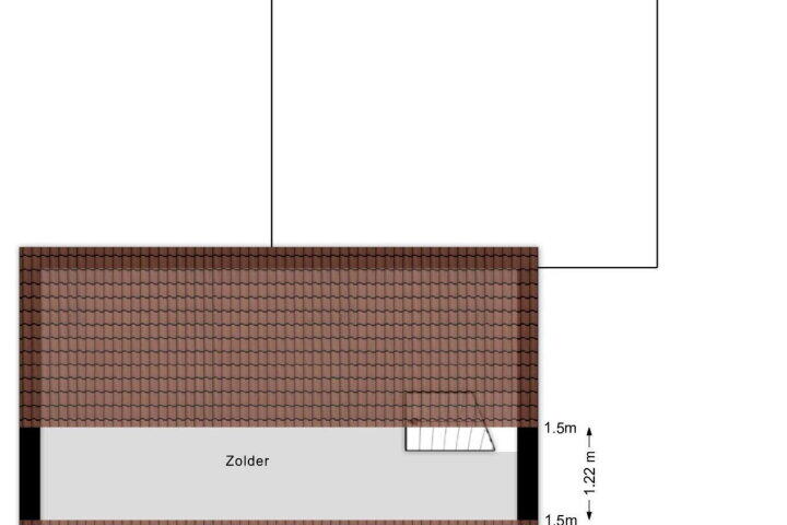 Plattegrond – Sportstraat 65, Roosendaal