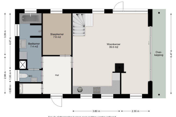 Plattegrond – Sprakelingen 17, Wittelte