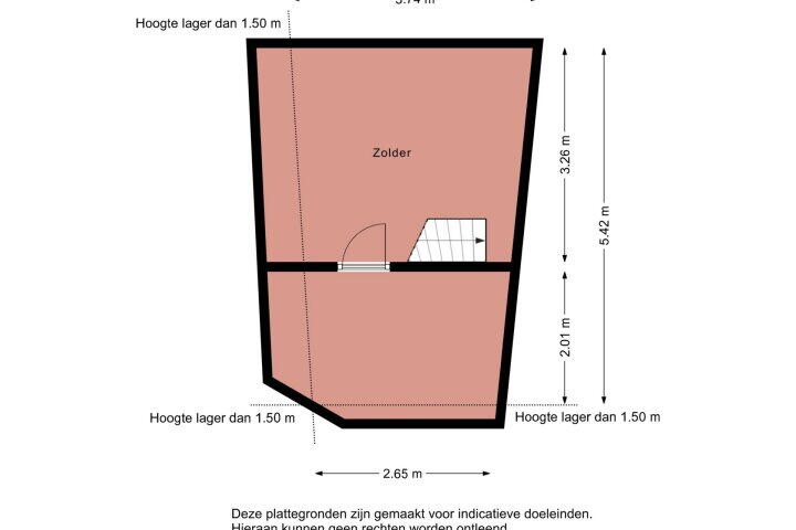 Plattegrond – Stadhouderlaan 214, Heerenveen