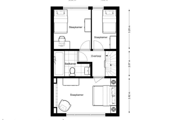 Plattegrond – Stal 311, Drachten
