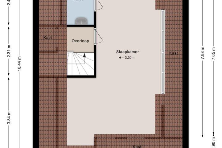 Plattegrond – St. Andreasstraat 4, Steenwijkerwold