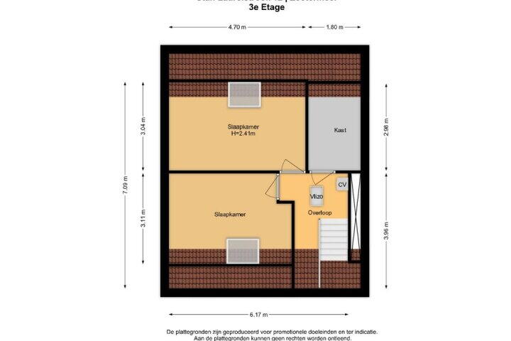 Plattegrond – Stan Laurelstrook 12, Zoetermeer