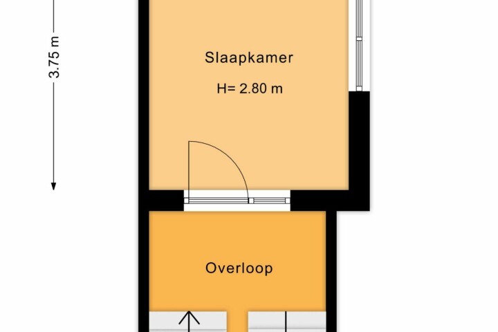 Plattegrond – St. Annastraat 73, Nijmegen
