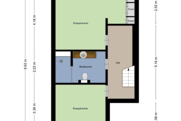 Plattegrond – St. Antonielaan 115, Arnhem
