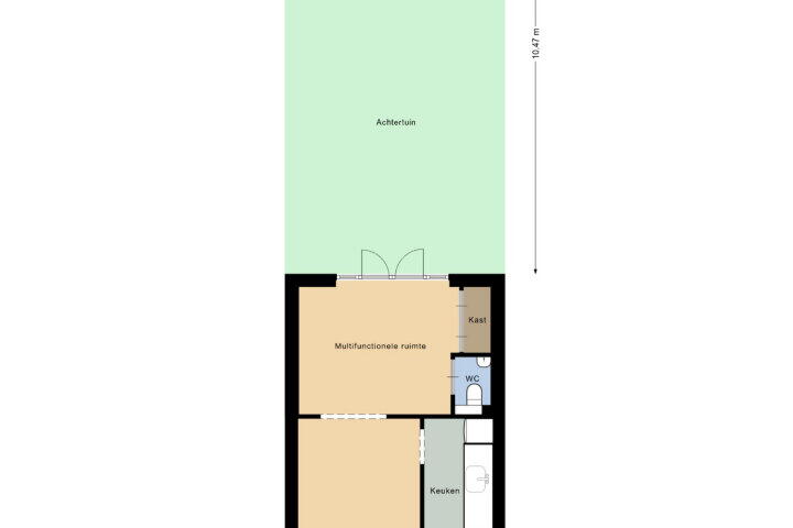 Plattegrond – Staringstraat 29, Gouda