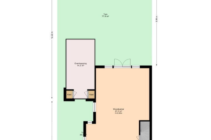 Plattegrond – Starnmeerstraat 37, Den Haag
