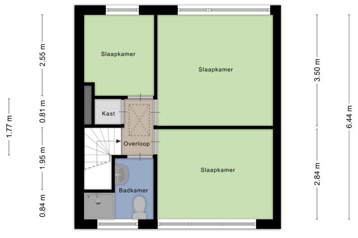 Plattegrond – Startvenseweg 10, Wijchen