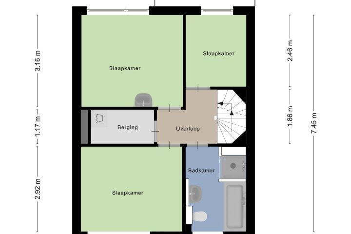 Plattegrond – Startvenseweg 97, Wijchen