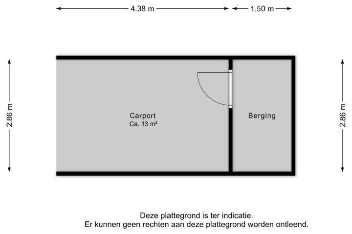 Plattegrond – Stationsstraat 28 A 6, Hooghalen