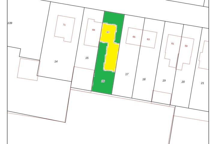 Plattegrond – Stationsstraat 67, Gronsveld