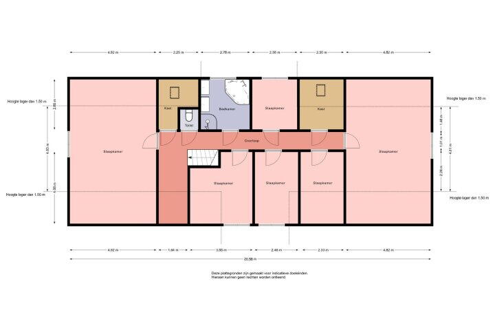 Plattegrond – Stationsstraat 8, Heerenveen