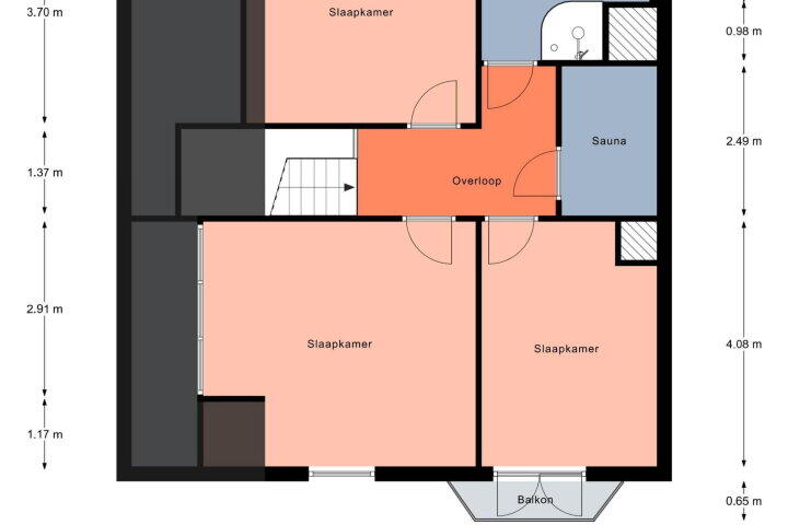 Plattegrond – Stationsweg 33, Heerhugowaard