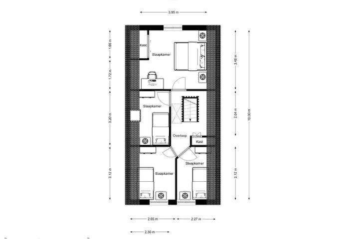 Plattegrond – Stationsweg 83, Drachten