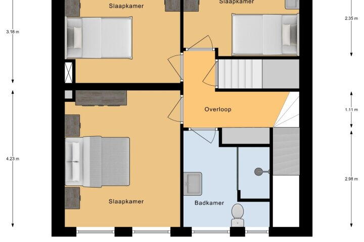 Plattegrond – Steeg 28, Neer