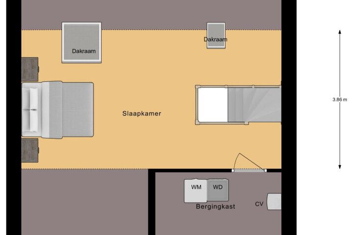 Plattegrond – Steeg 28, Neer