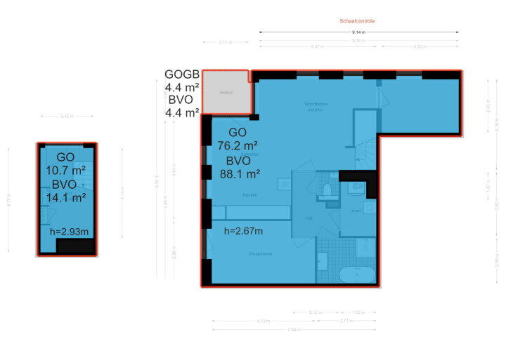 Plattegrond – Steelvlietplein 36, Amsterdam