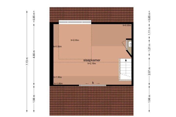 Plattegrond – Steenakkers 21, Tynaarlo