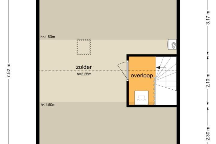 Plattegrond – Steenakkers 57, Tynaarlo
