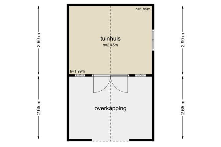 Plattegrond – Steenakkers 57, Tynaarlo