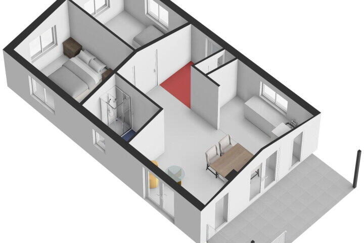 Plattegrond – Steenoven 12 B163, Meijel