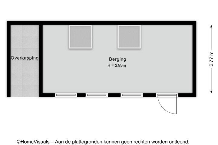 Plattegrond – Steenwijkerdiep 13, Steenwijk