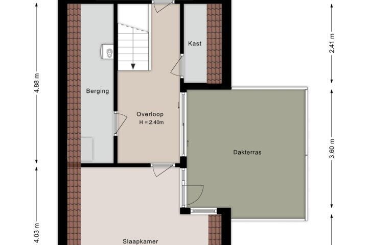 Plattegrond – Steenwijkerdiep 31 J, Steenwijk