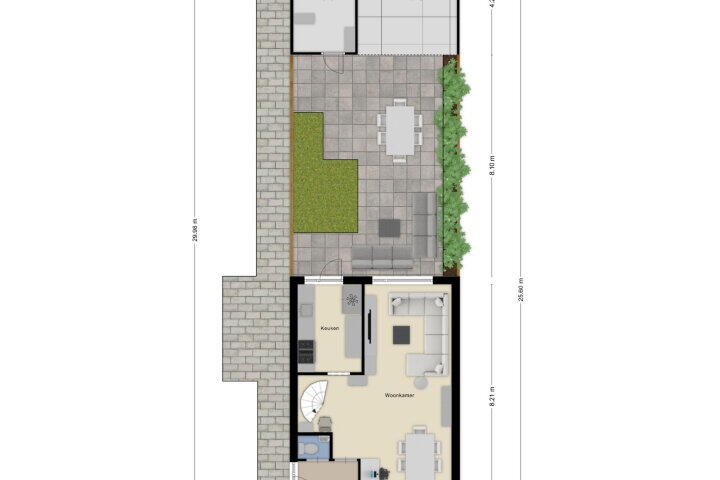 Plattegrond – Stelberg 15, Wouw