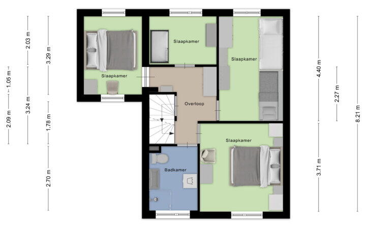 Plattegrond – Stelberg 15, Wouw