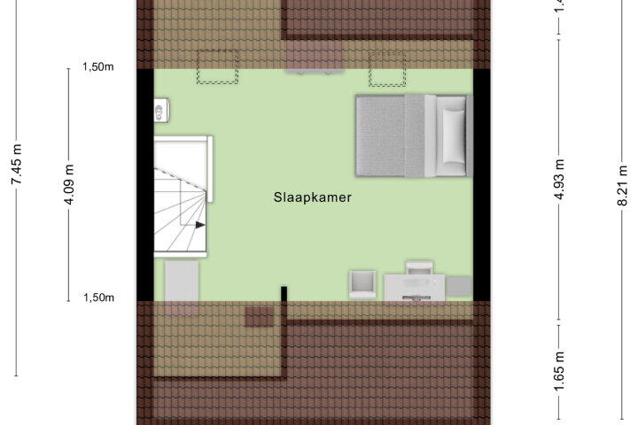 Plattegrond – Stelberg 15, Wouw