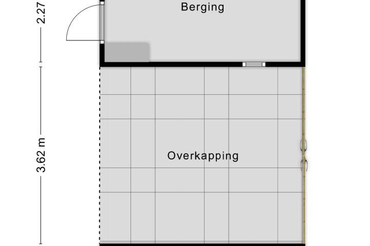 Plattegrond – Stelberg 15, Wouw