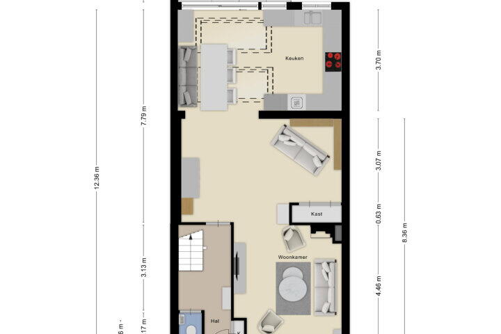Plattegrond – Stelberg 2, Wouw