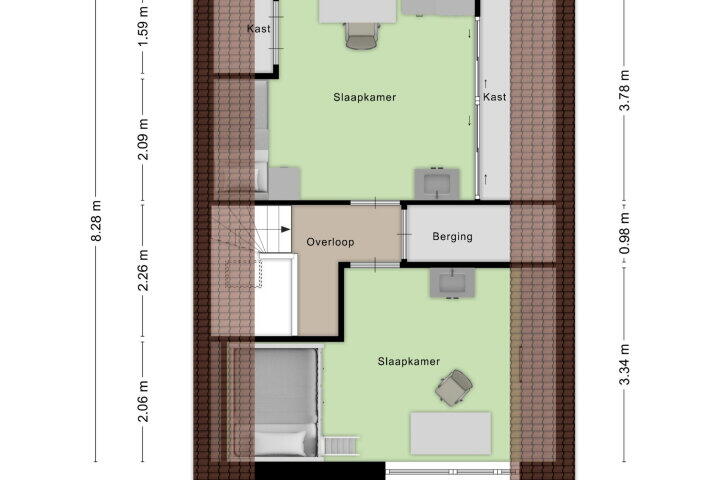 Plattegrond – Stelberg 2, Wouw