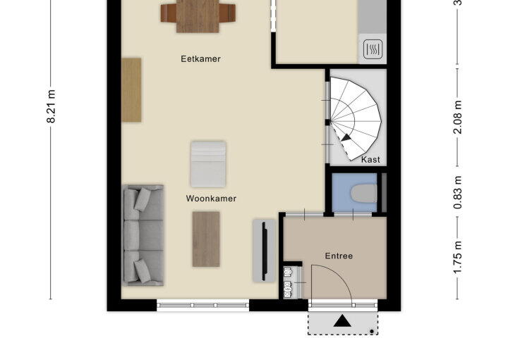 Plattegrond – Stelberg 37, Wouw