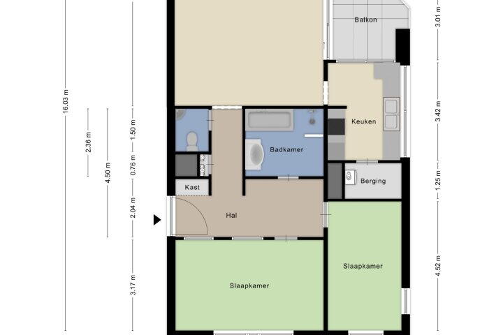 Plattegrond – Sterrekruid 41, Zeewolde
