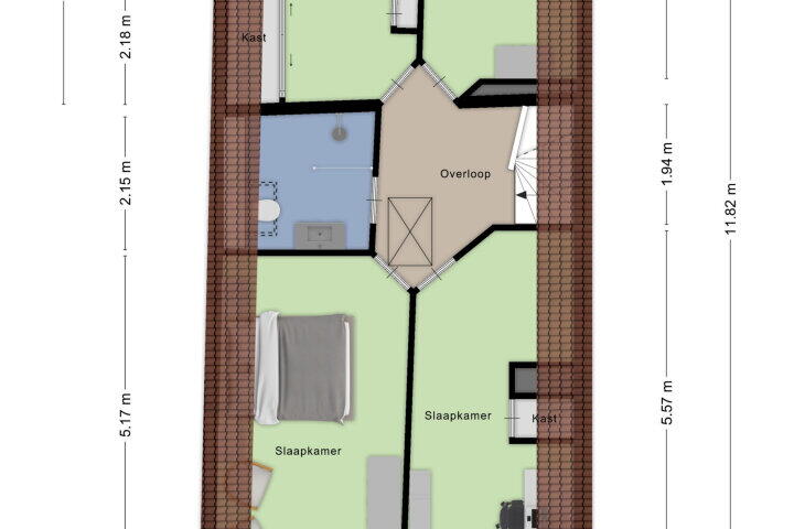 Plattegrond – Sterrestraat 8, Heusden