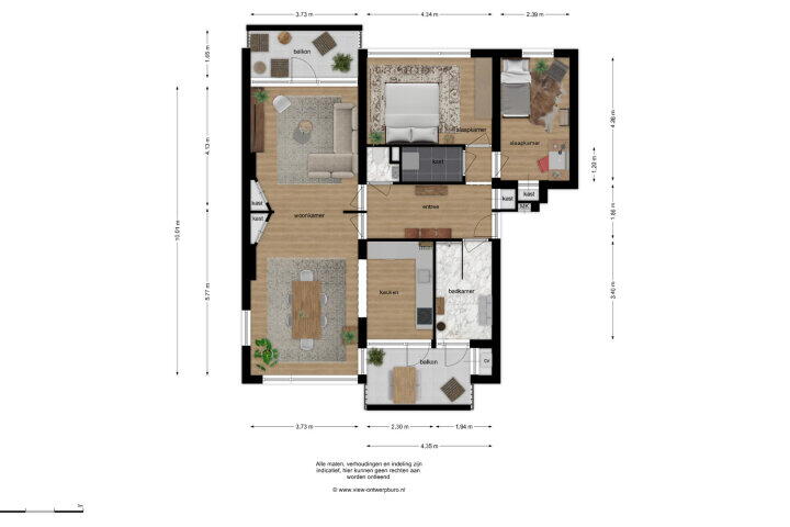 Plattegrond – St. Ignatiusstraat 50 B, Breda