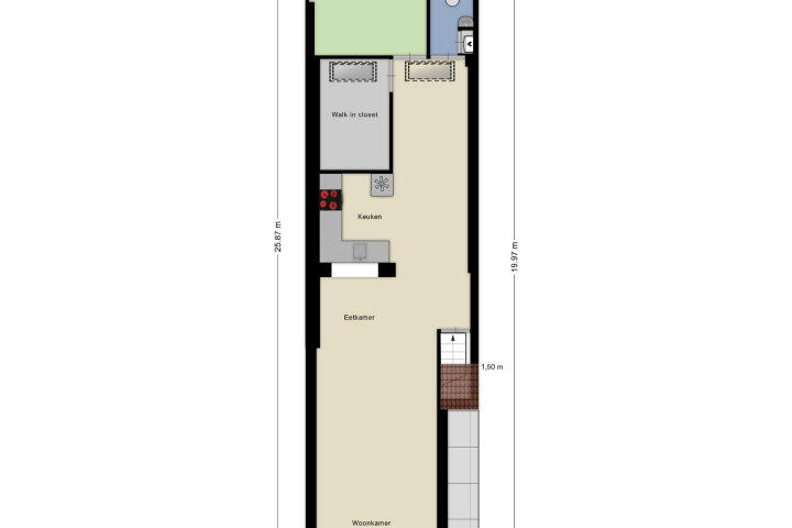 Plattegrond – St. Jacobslaan 37, Nijmegen