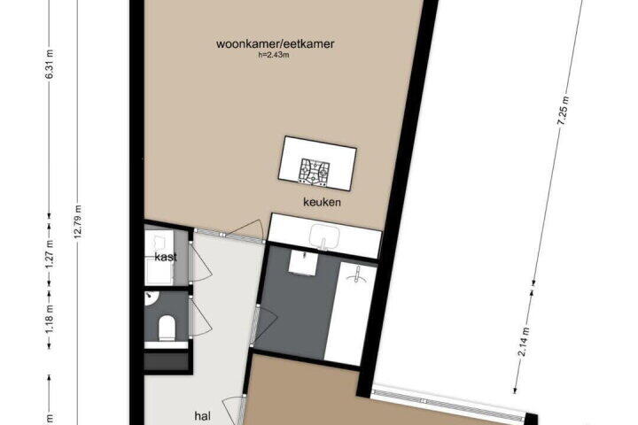 Plattegrond – Stokerkade 90, Amsterdam
