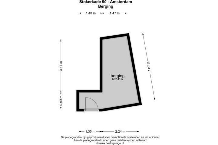 Plattegrond – Stokerkade 90, Amsterdam
