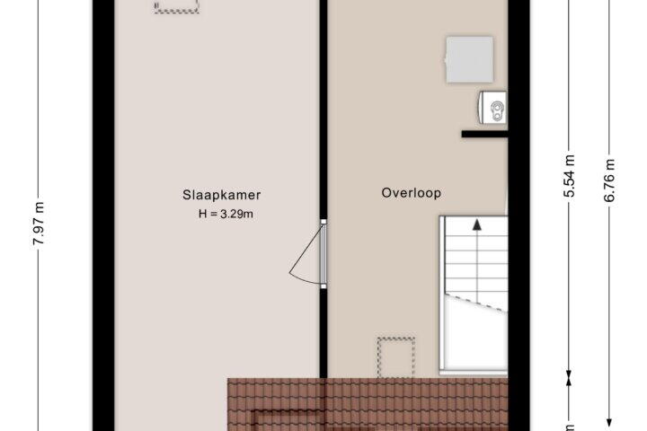 Plattegrond – Storrenhoeve 47, Steenwijk
